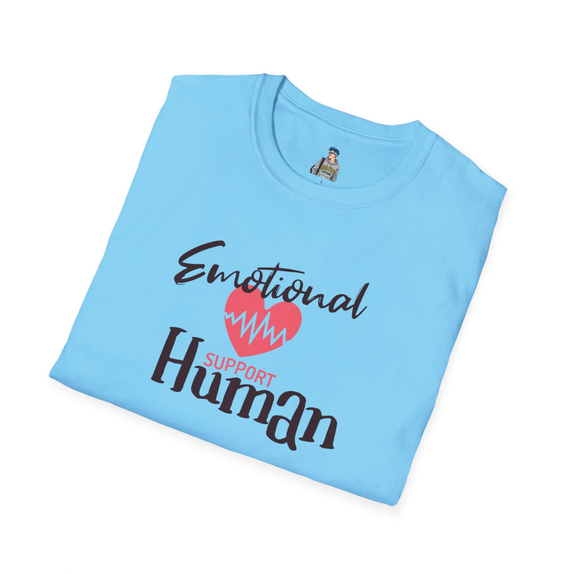 Emotional Support Human Unisex Softstyle T-Shirt