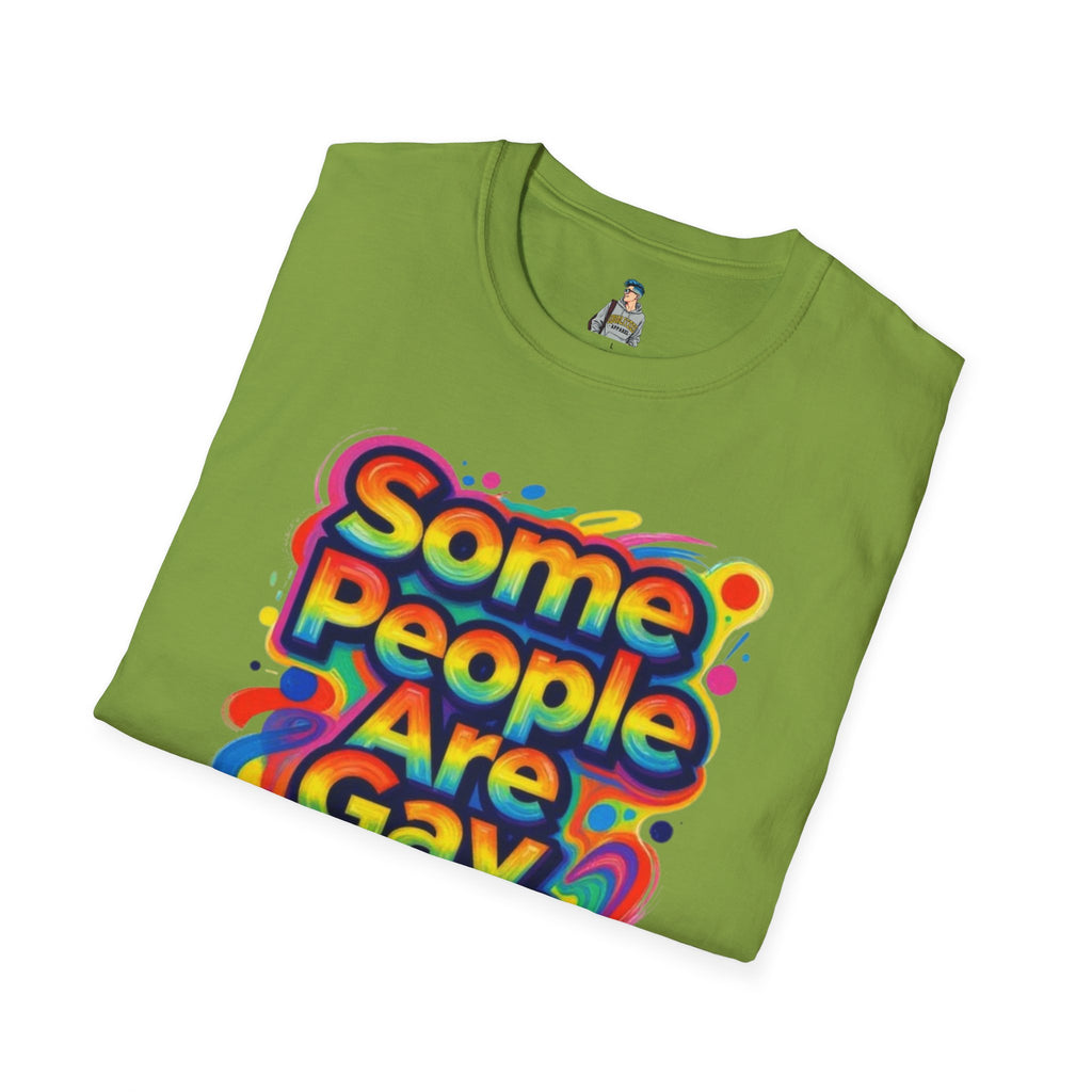 Some People Are Gay Get Over It T-Shirt — Rainbow Pride Statement Tee