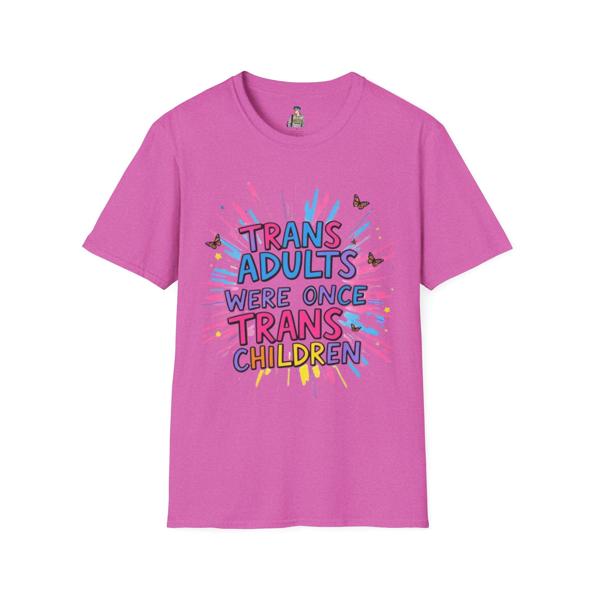 Trans Awareness Unisex T-Shirt, LGBTQ+ Pride Shirt, Gift for Allies, Feminist Apparel, Support Trans Rights