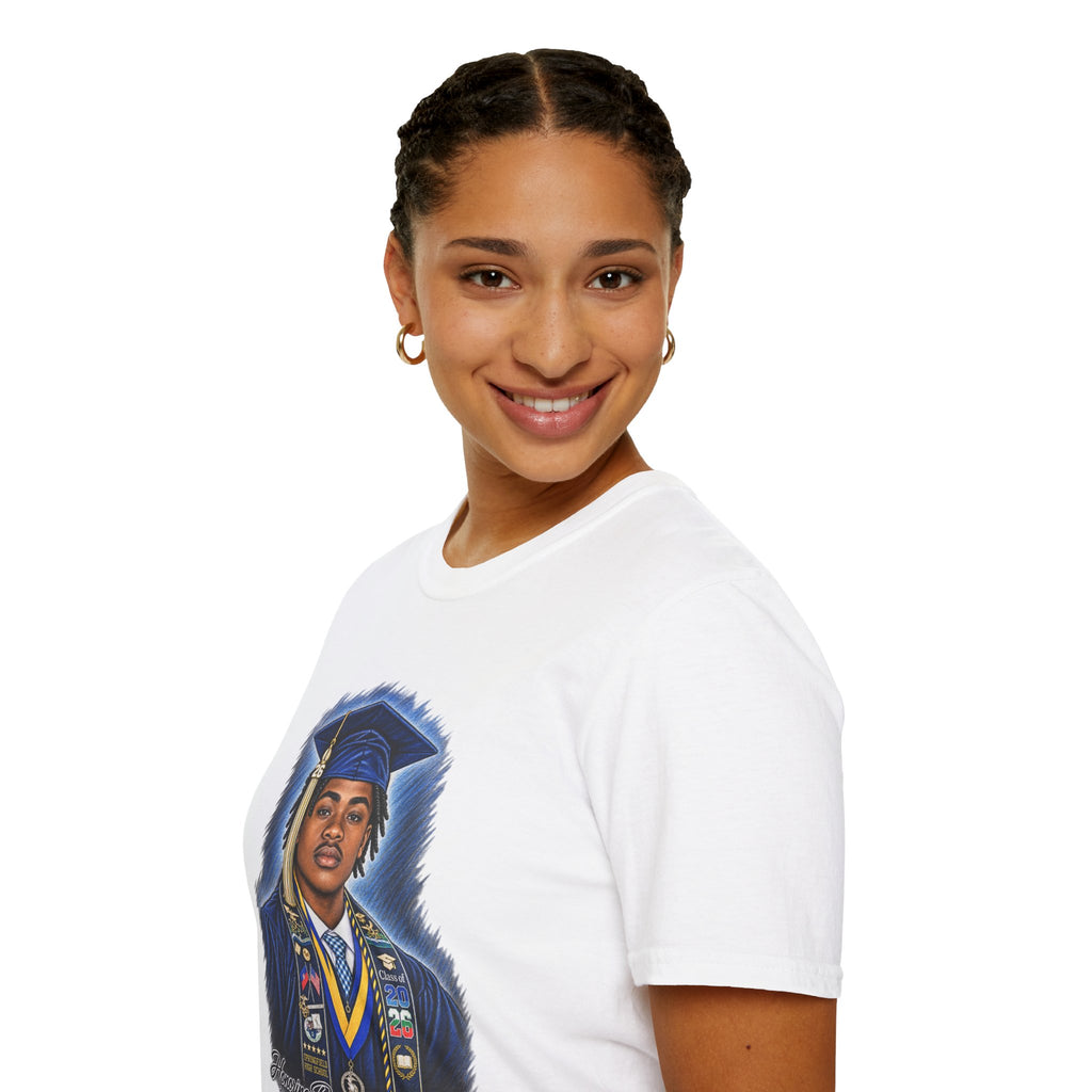 Portrait Front and Back - In Memory of Pierre Damas Bel T-Shirt
