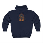 I Am The Bear Zip-Up Hoodie - Cozy Outdoor Style
