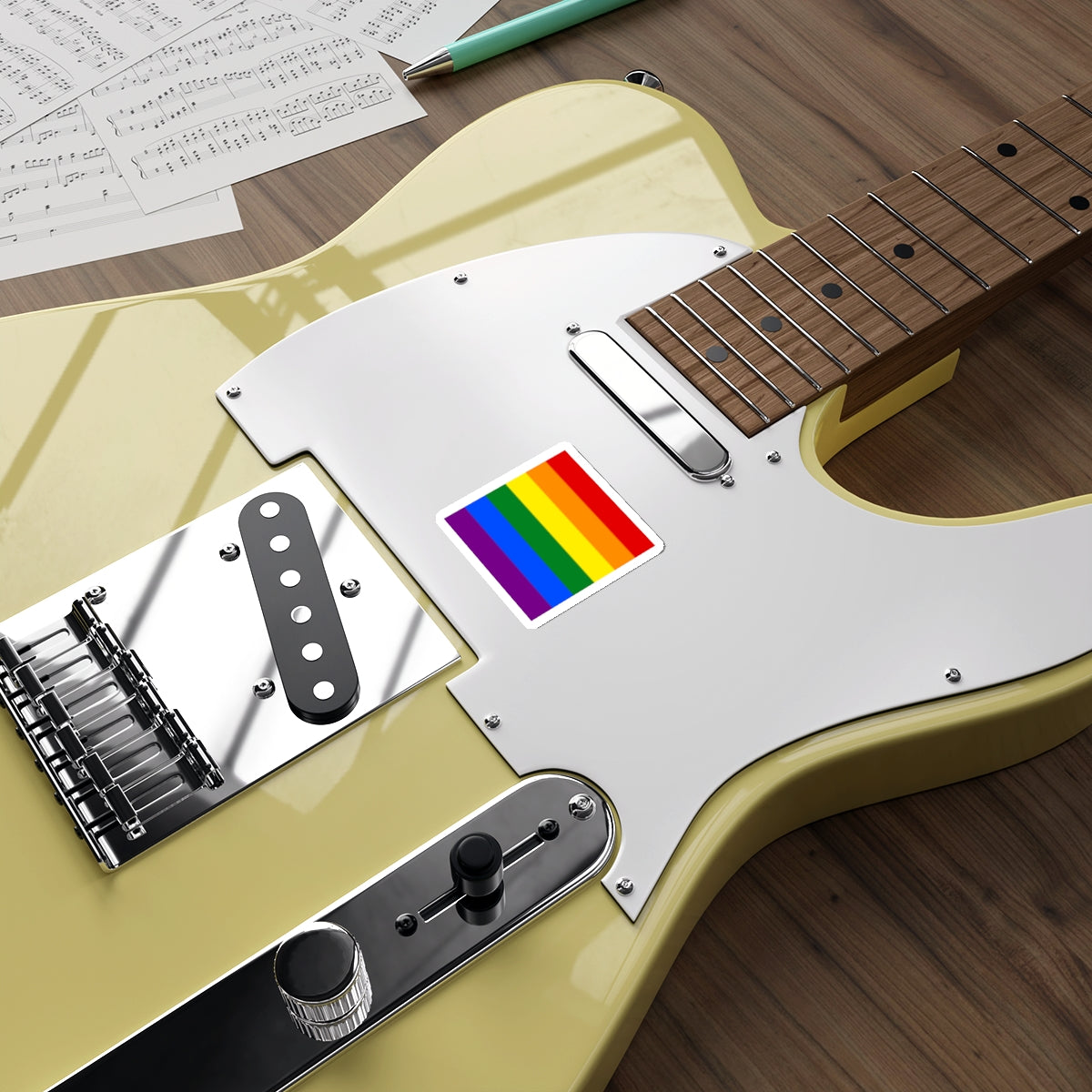 Die-Cut Stickers - Rainbow Flag