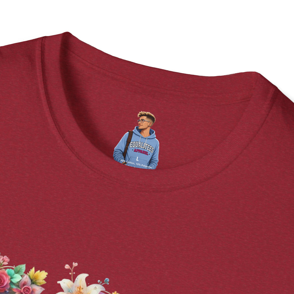 FDT Bold Floral Typography T-Shirt