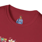 FDT Bold Floral Typography T-Shirt