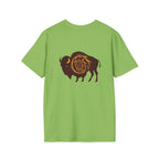 Buffalo Spiral Design Unisex Softstyle T-shirt