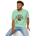 Free Bear Hugs T-Shirt — Cute Paw Print Wildlife Tee