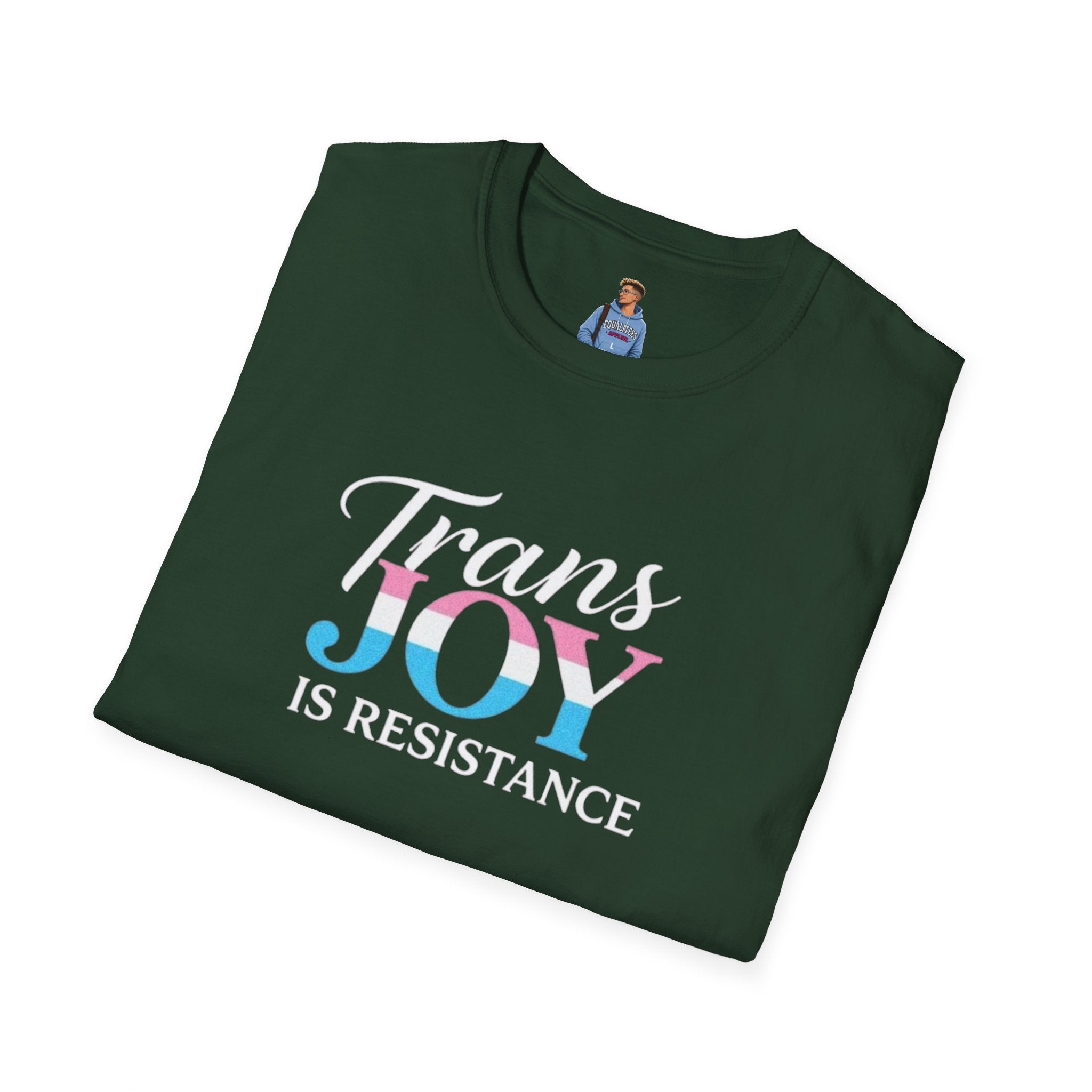Trans Joy is Resistance Unisex T-Shirt - Celebrate Love and Empowerment