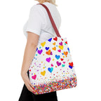 Falling Hearts Tote Bag