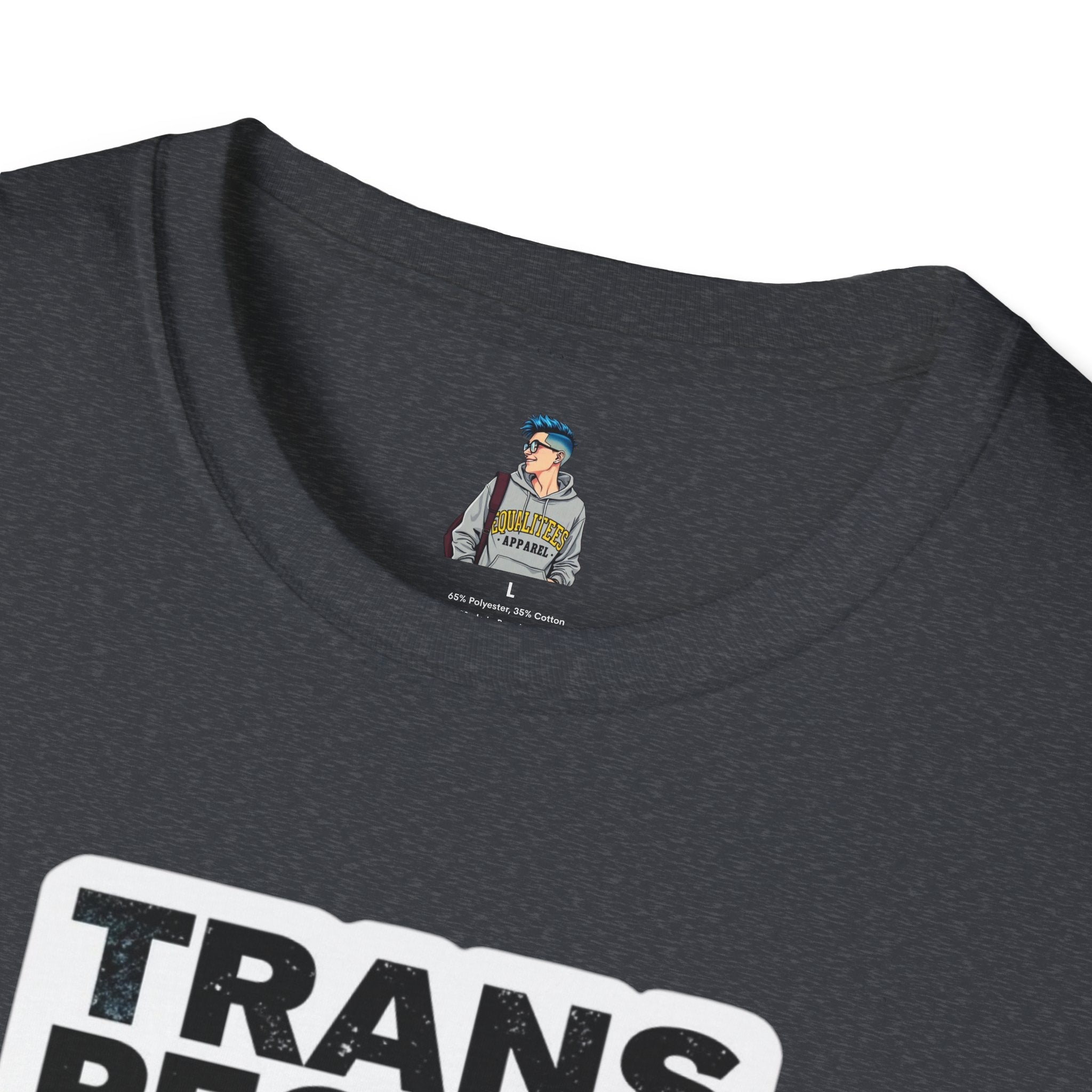 Unisex Softstyle T-Shirt - 'Trans People Exist. Trans People Matter.' Equality Apparel
