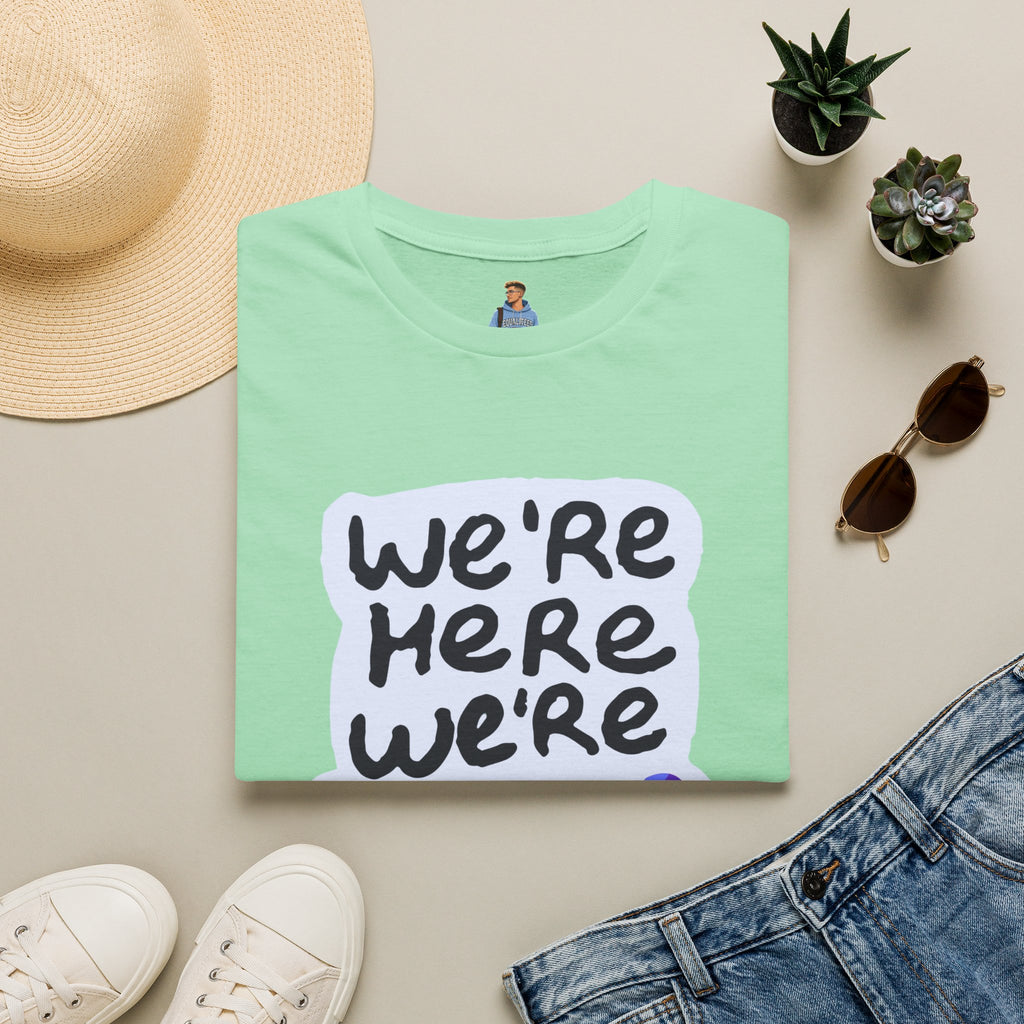 We’re Here We’re Queer Pride Tree Las Vegas T-Shirt