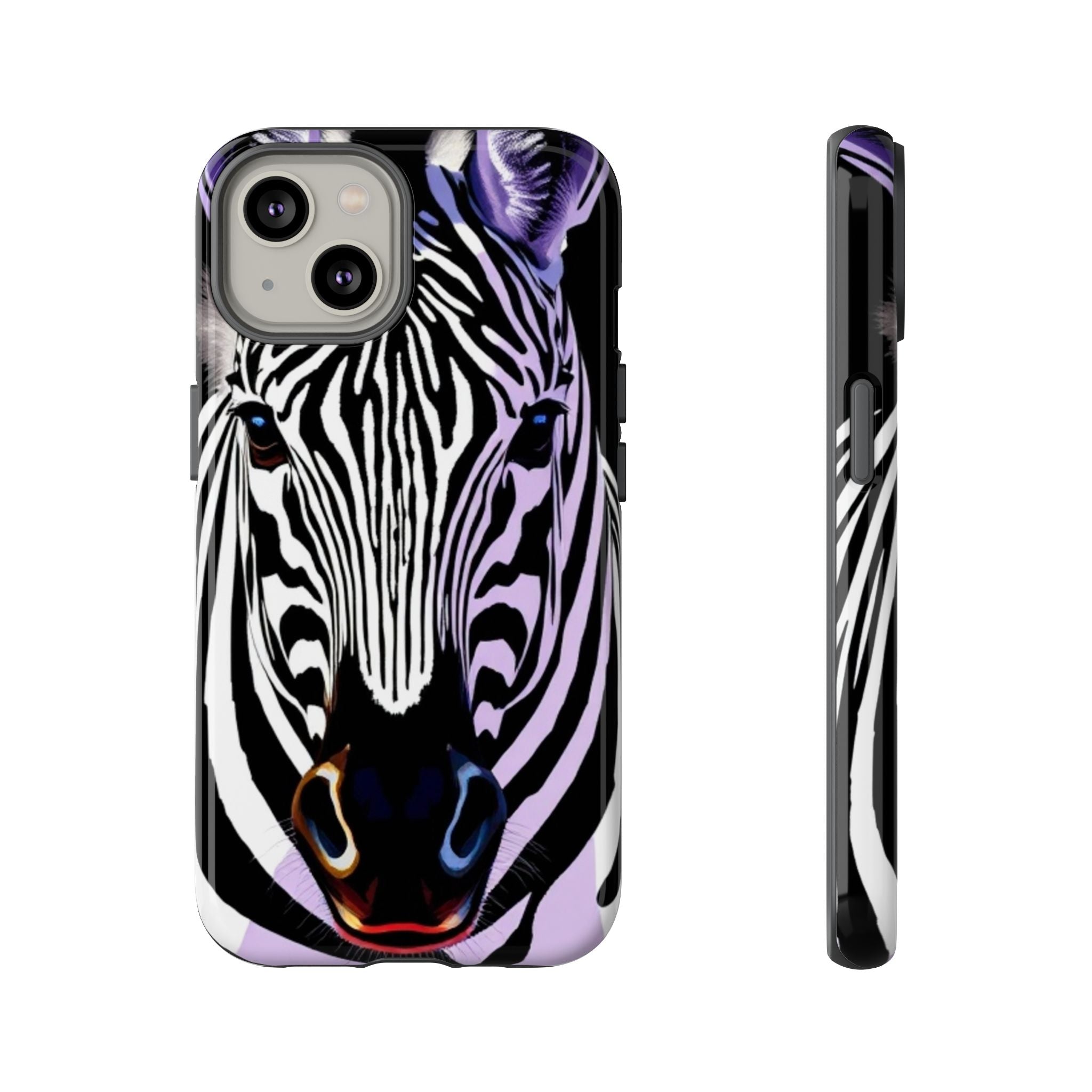 Android OR iPhone Compatible Cases - Zebra Design - Unique Tough Cases