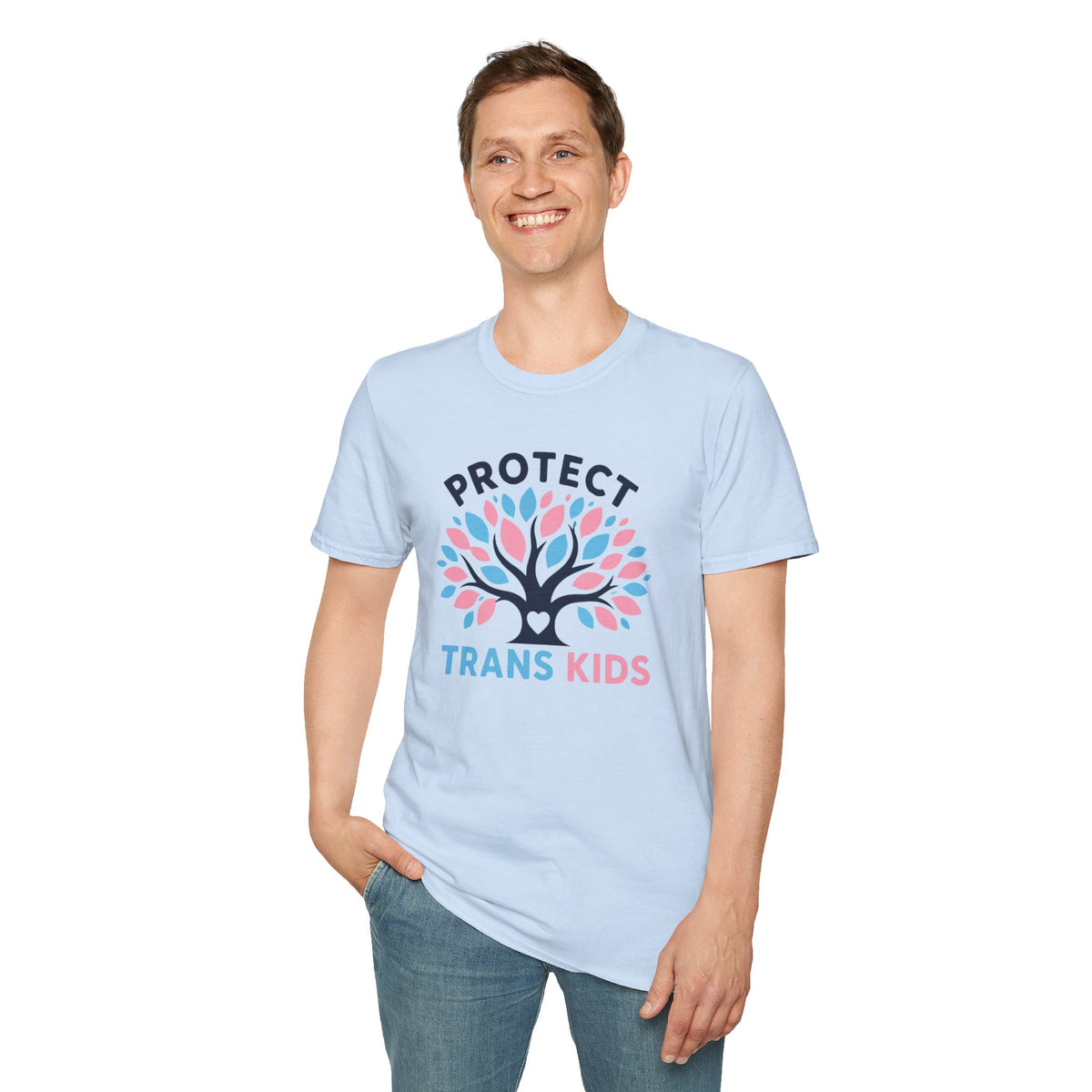Protect Trans Kids Pride Tree Las Vegas T-Shirt