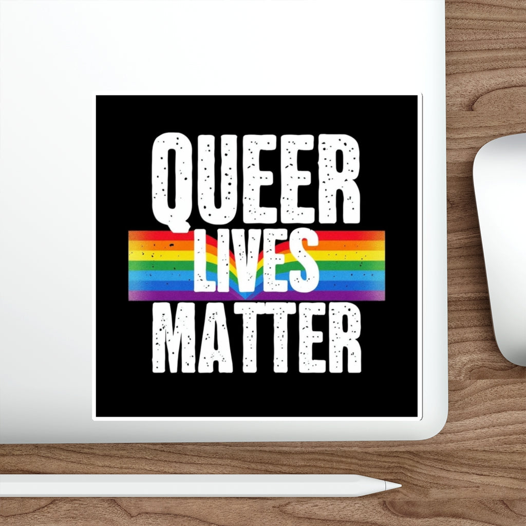 Die-Cut Stickers - QUEER LIVES MATTER