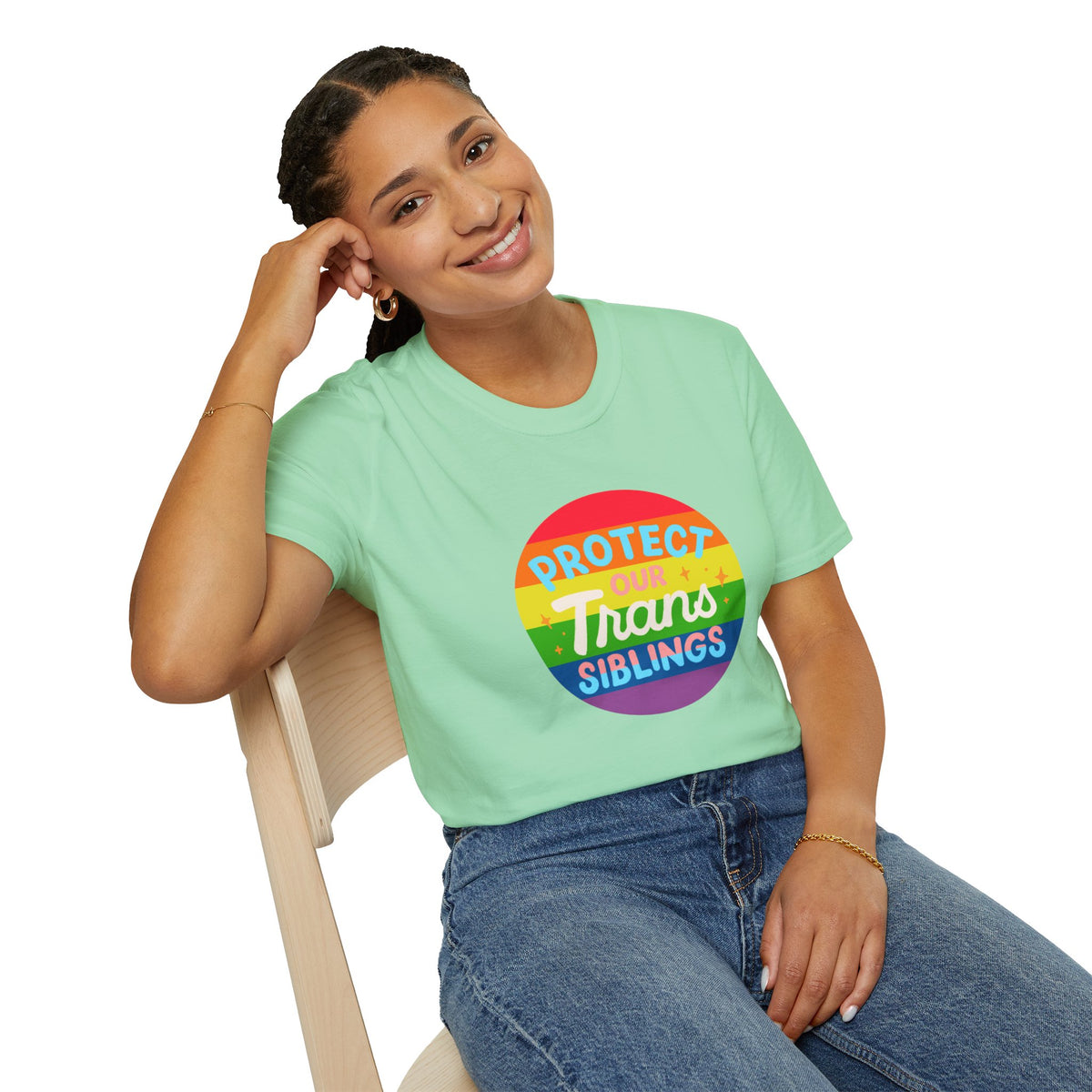 Protect Our Trans Siblings Pride Tree Las Vegas T-Shirt