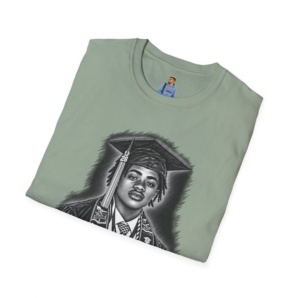 Portrait Front and Back - In Memory of Pierre Damas Bel T-Shirt