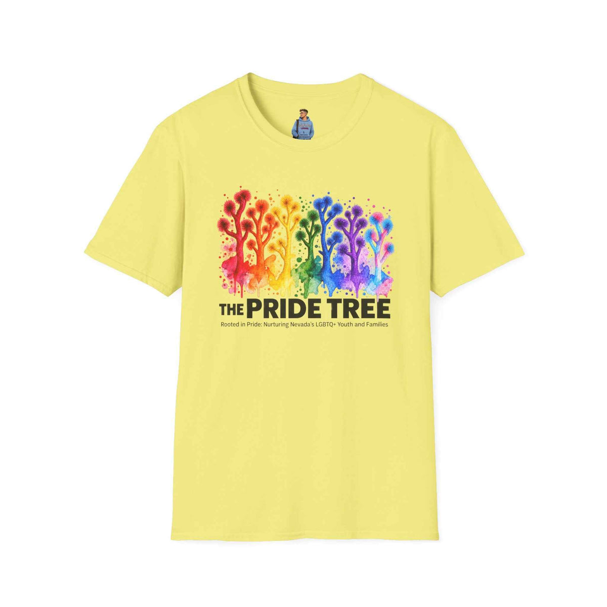 Pride Tree Las Vegas T-Shirt - Black Text