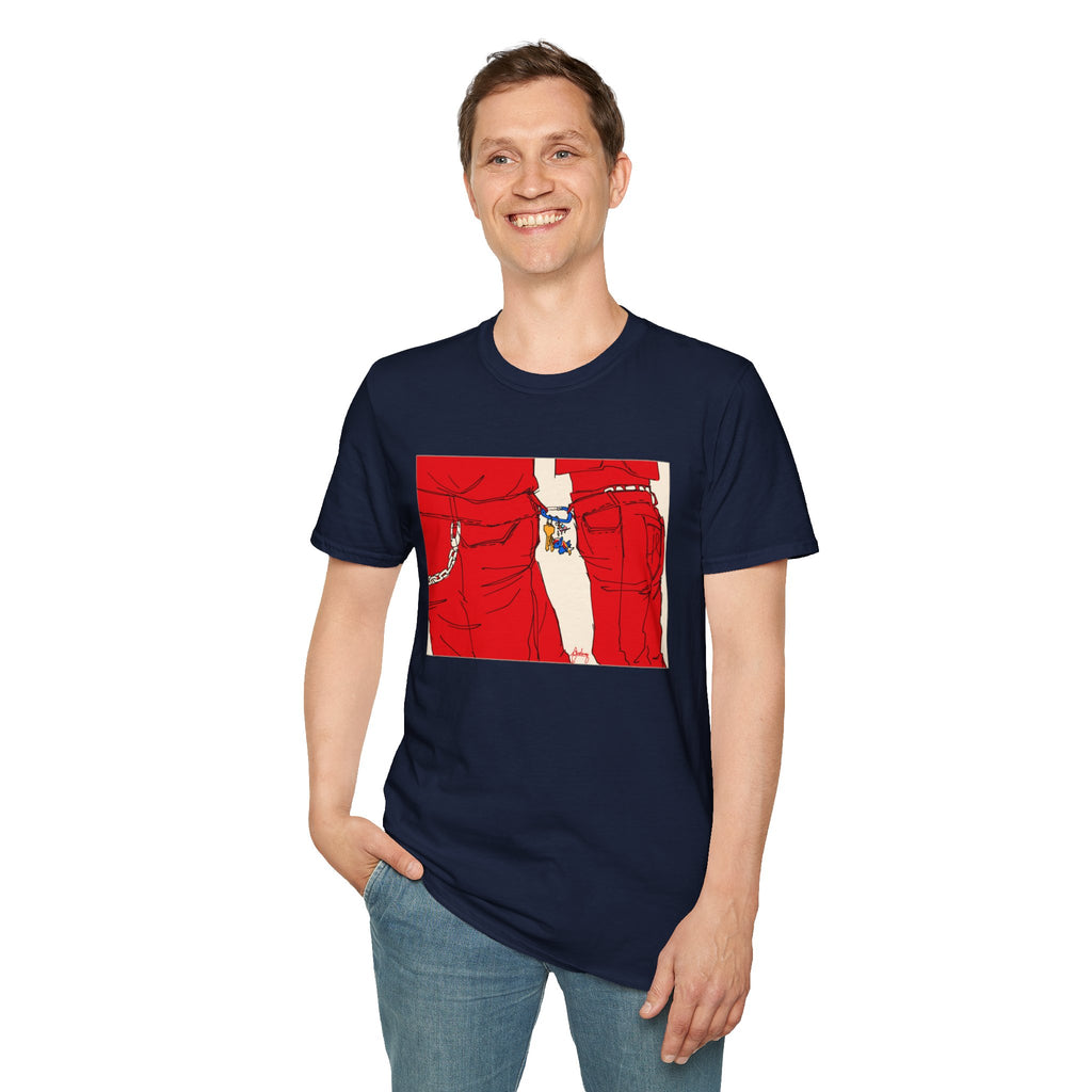 Red Jeans by Audrey Pride Tree Las Vegas T-Shirt