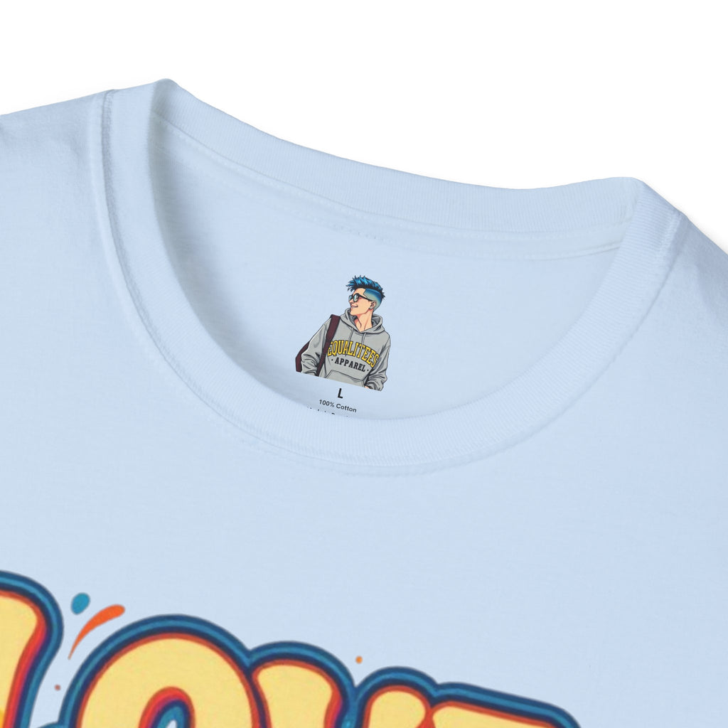 T-Shirt — "Love & Let Love" Retro Rainbow Peace Tee