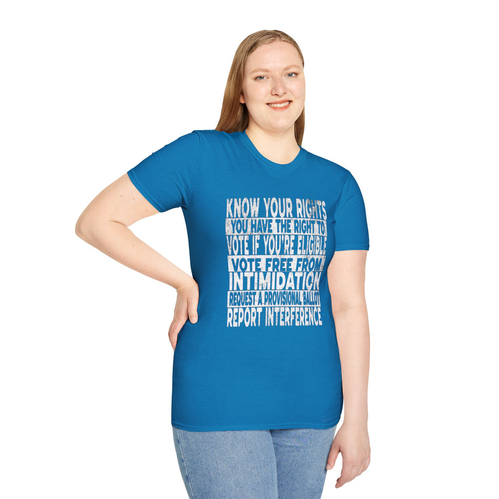 Know Your Voting Rights T-Shirt