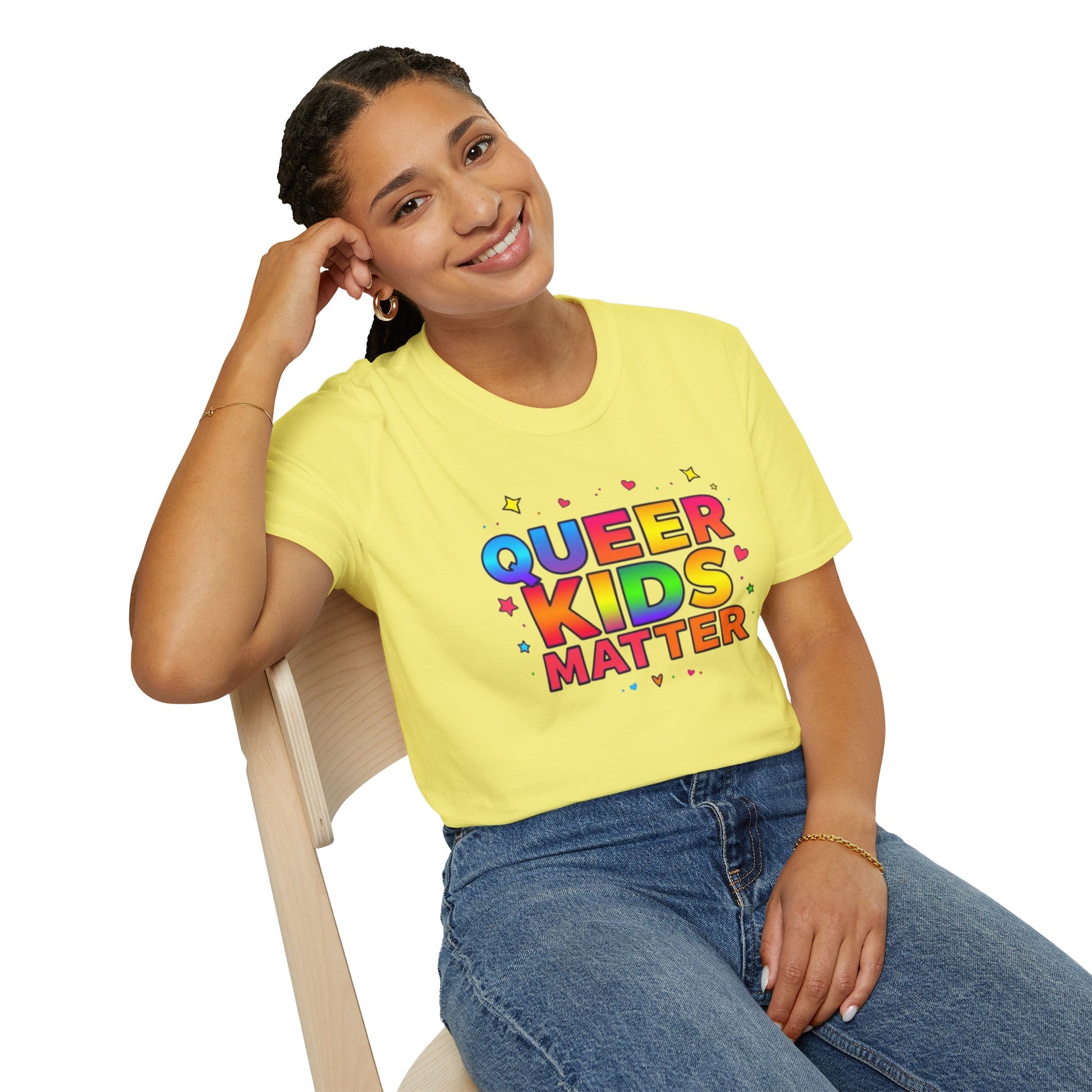Colorful Queer Kids Matter Pride T-Shirt