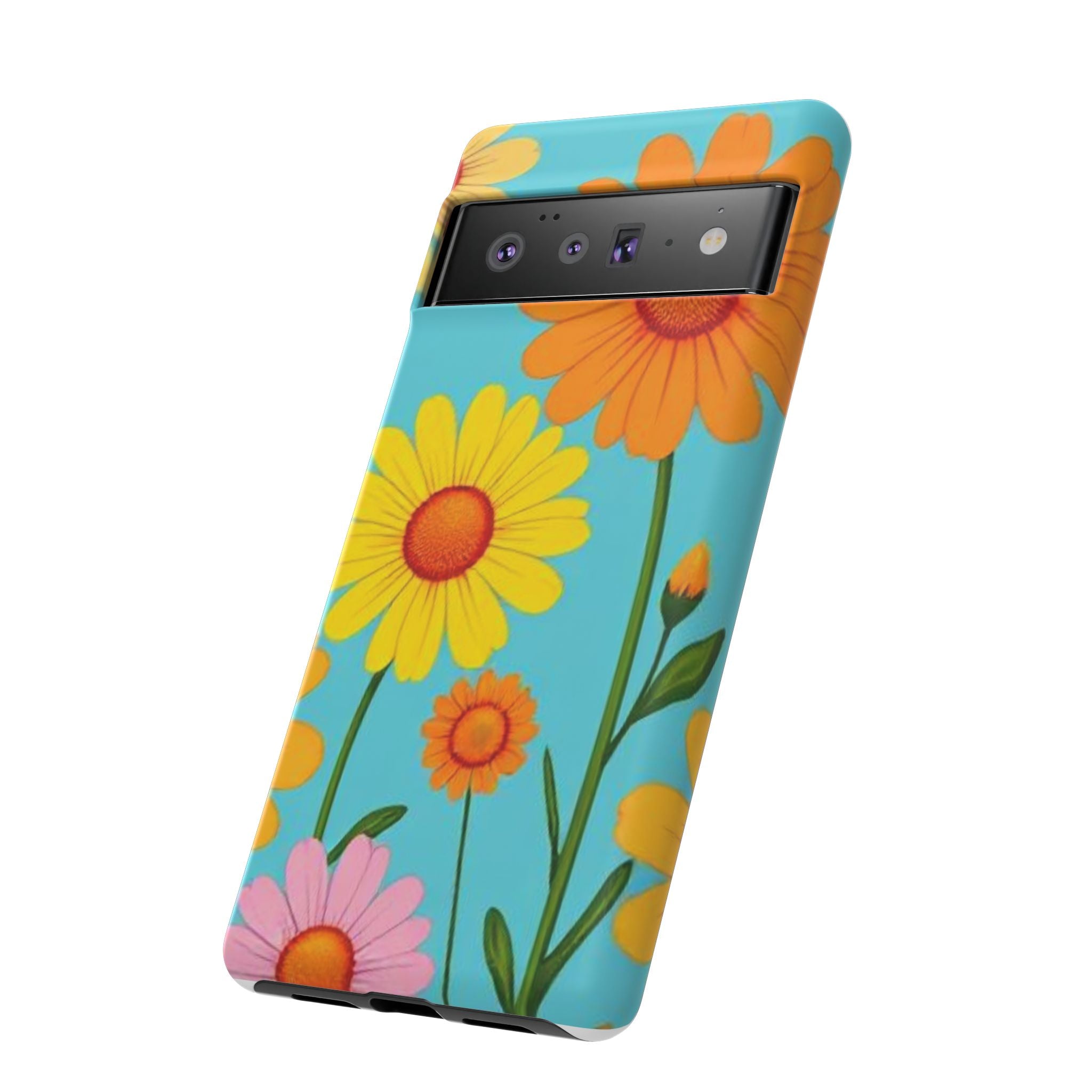 Floral Daisy Tough Case for Android