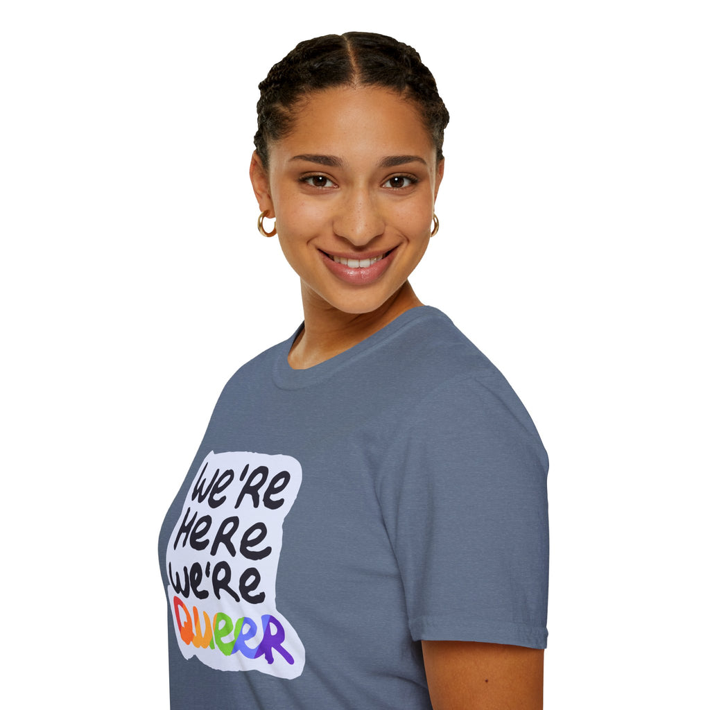 We’re Here We’re Queer Pride Tree Las Vegas T-Shirt