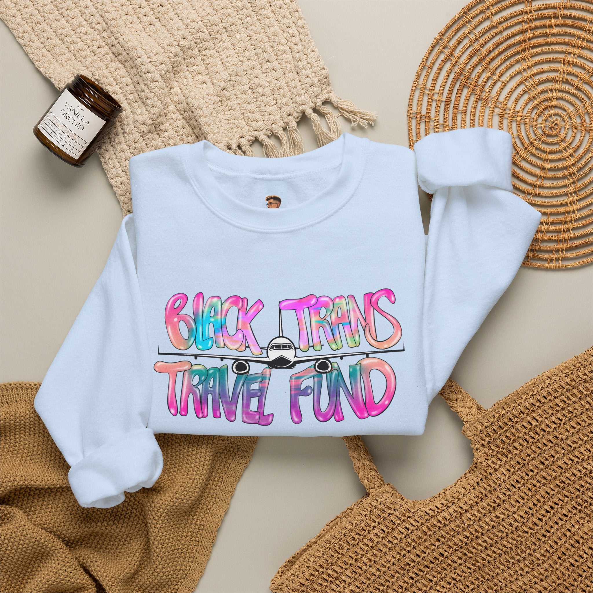 BTTF - Black Trans Travel Fund Unisex Crewneck Sweatshirt