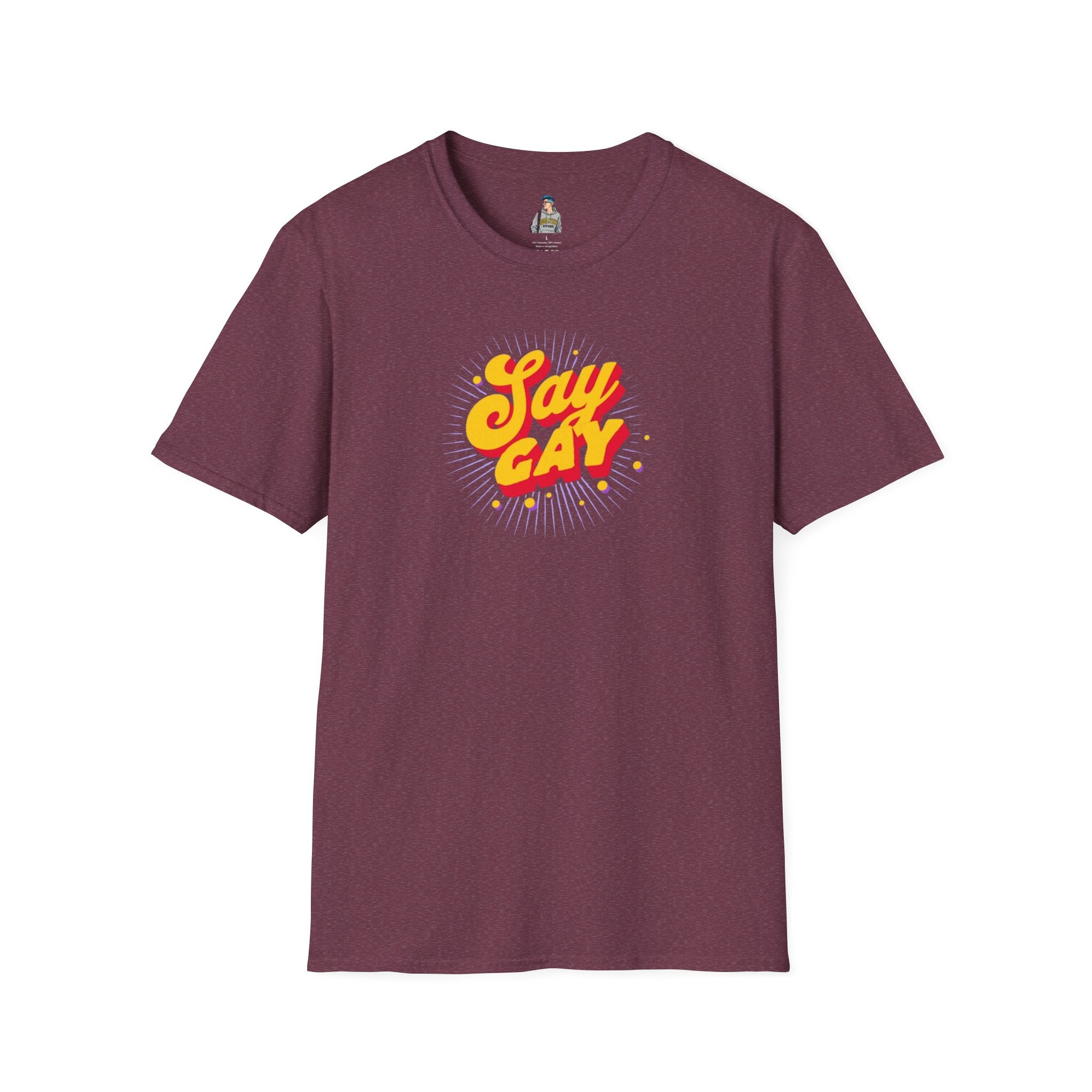 Say Gay Unisex Softstyle T-Shirt