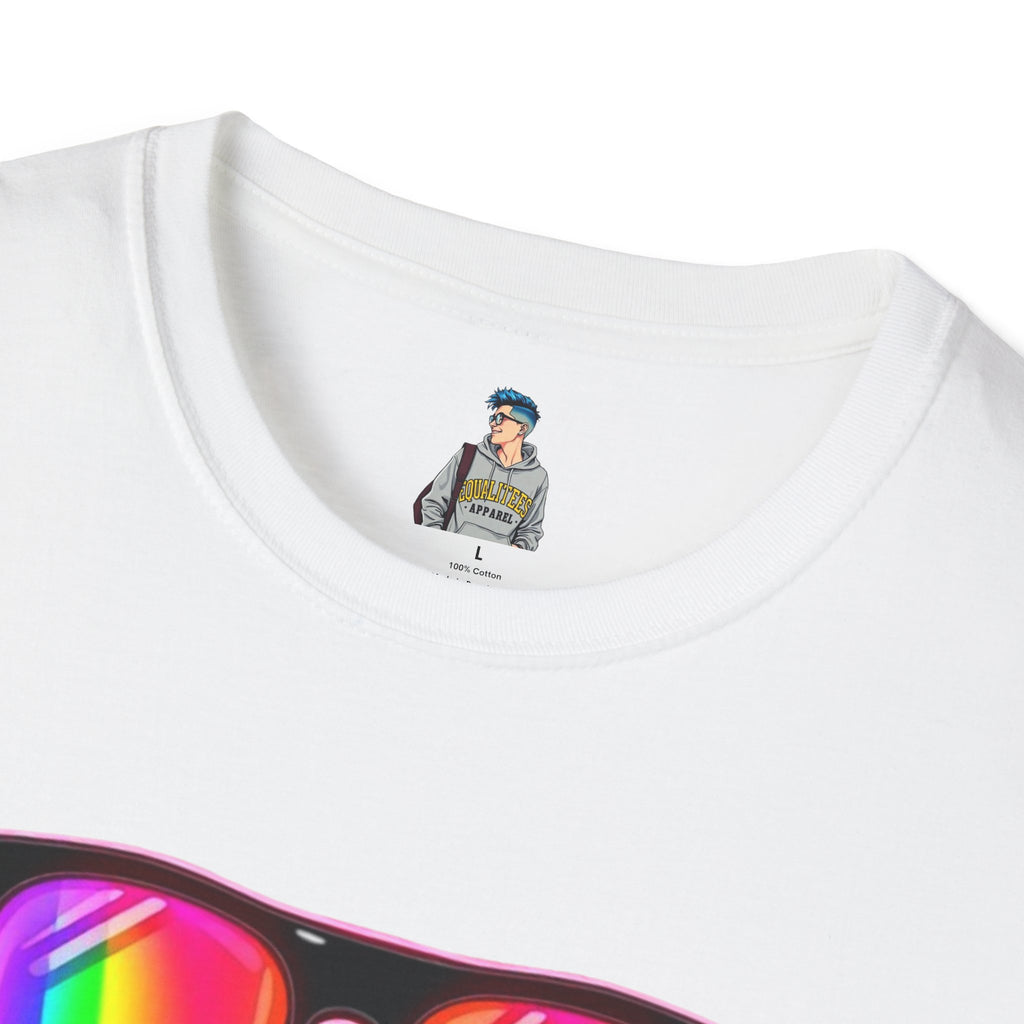 Rainbow Sunglasses Unisex t-shirt