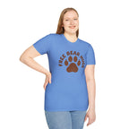 Free Bear Hugs T-Shirt — Cute Paw Print Wildlife Tee