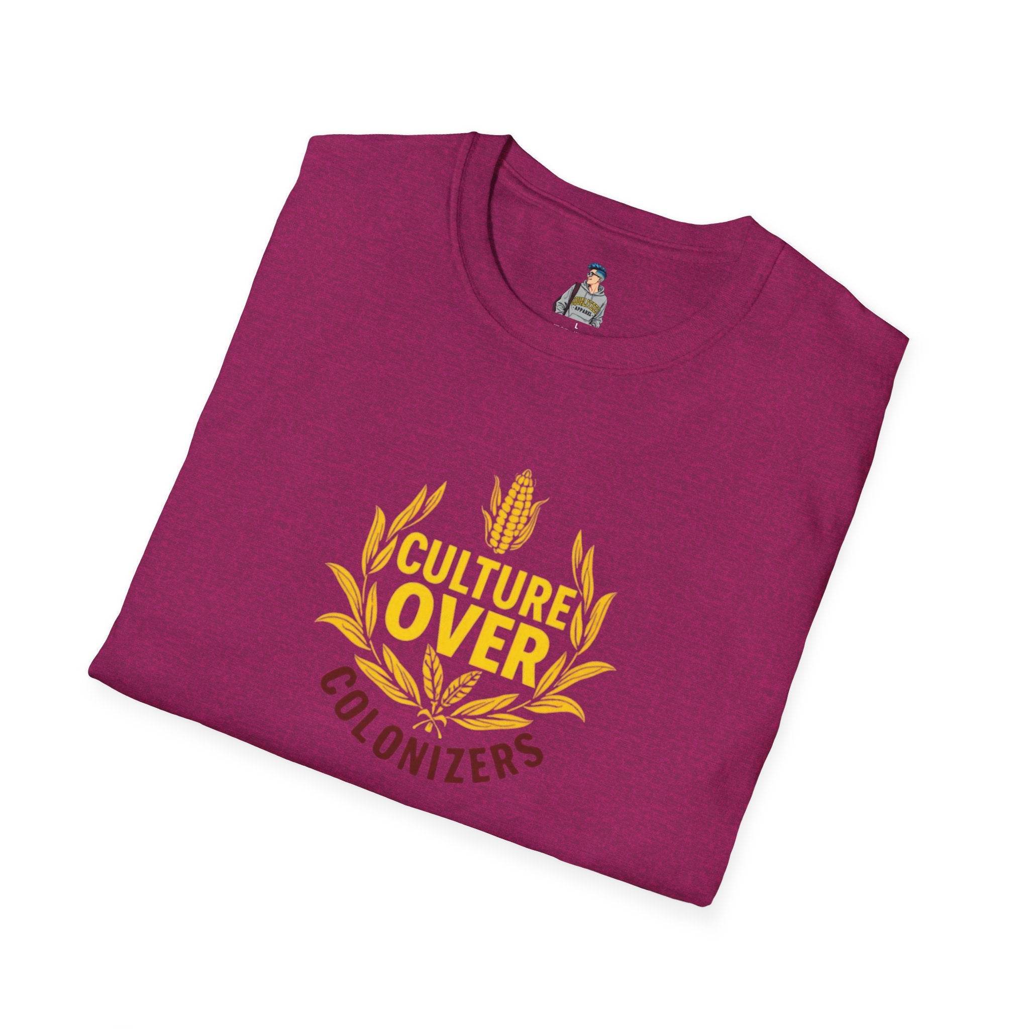 'Culture Over Colonizers' Unisex Softstyle T-shirt
