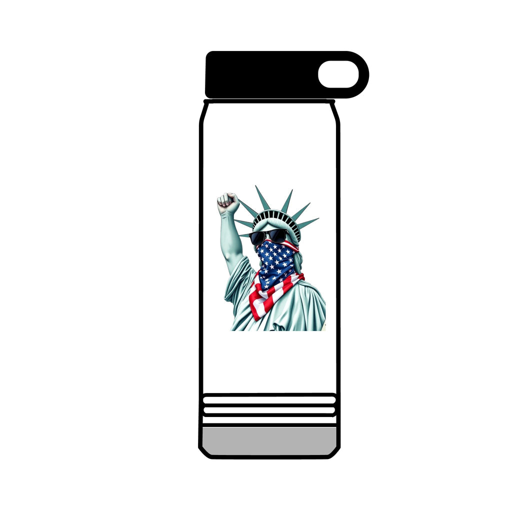 32oz Water Bottle #RESIST with Lady Liberty