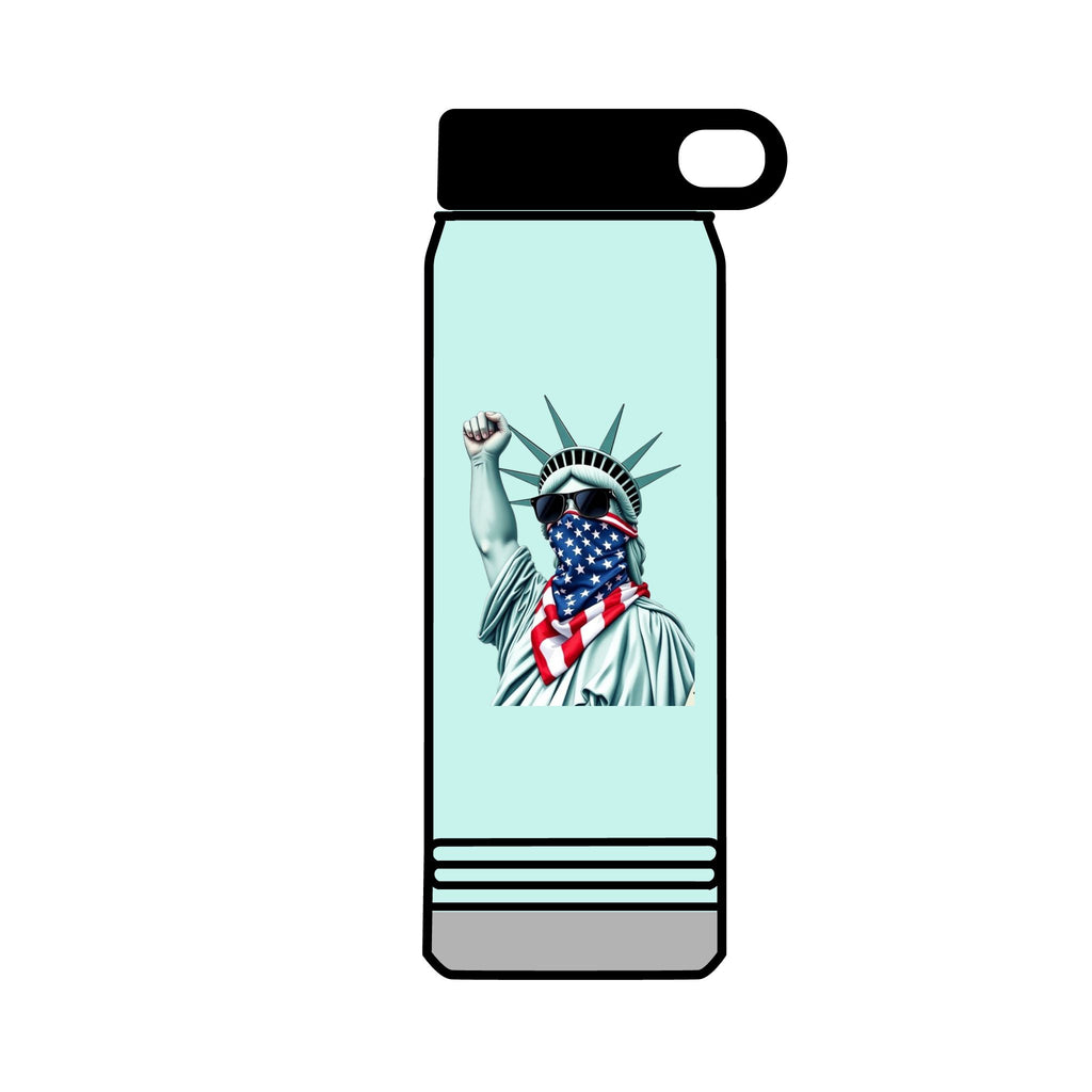32oz Water Bottle #RESIST with Lady Liberty