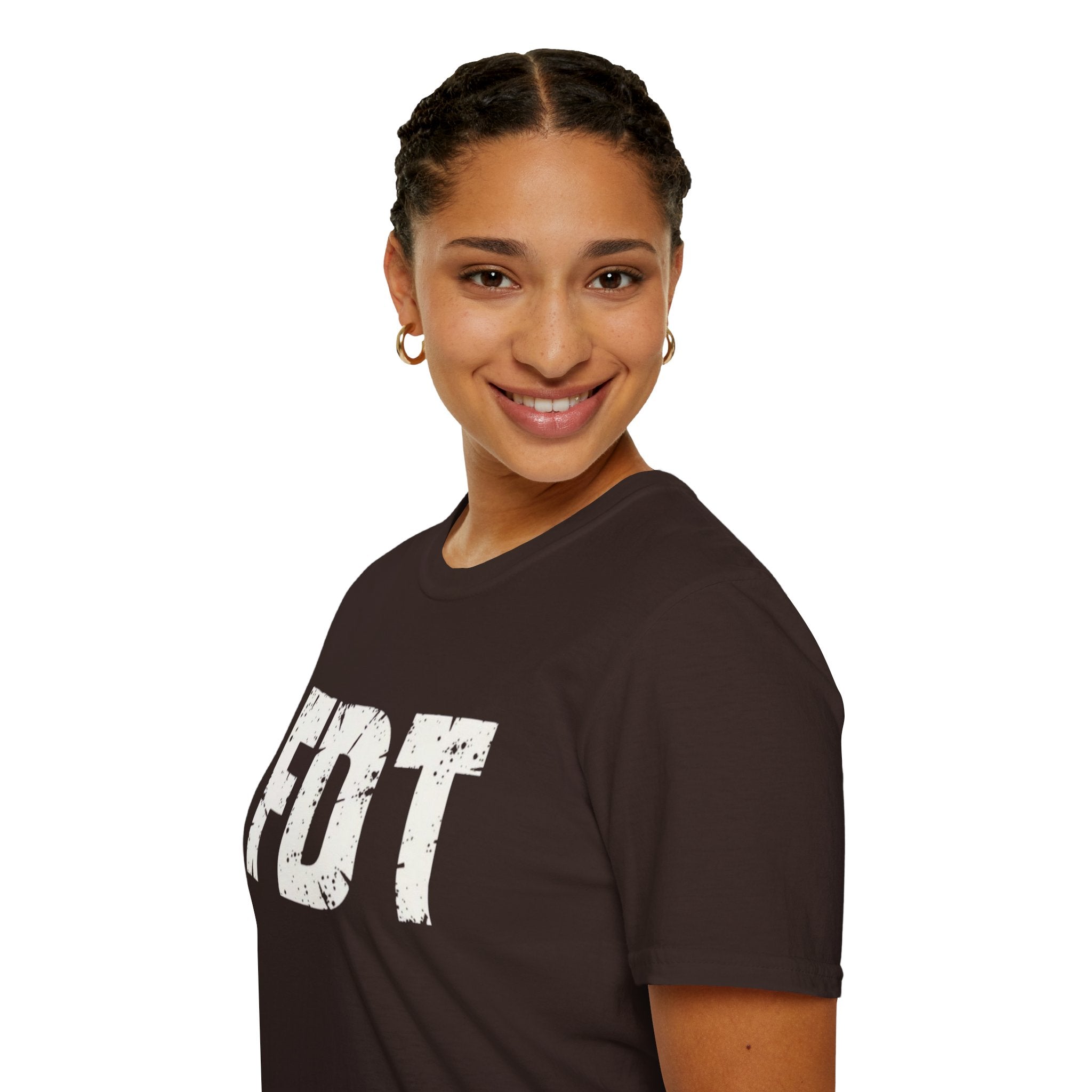 FDT Distressed Graphic T‑Shirt — Bold Statement Tee