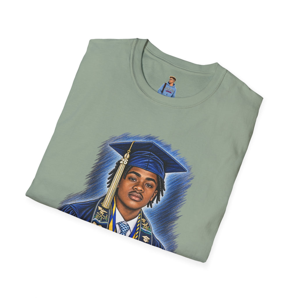 Portrait Front and Back - In Memory of Pierre Damas Bel T-Shirt