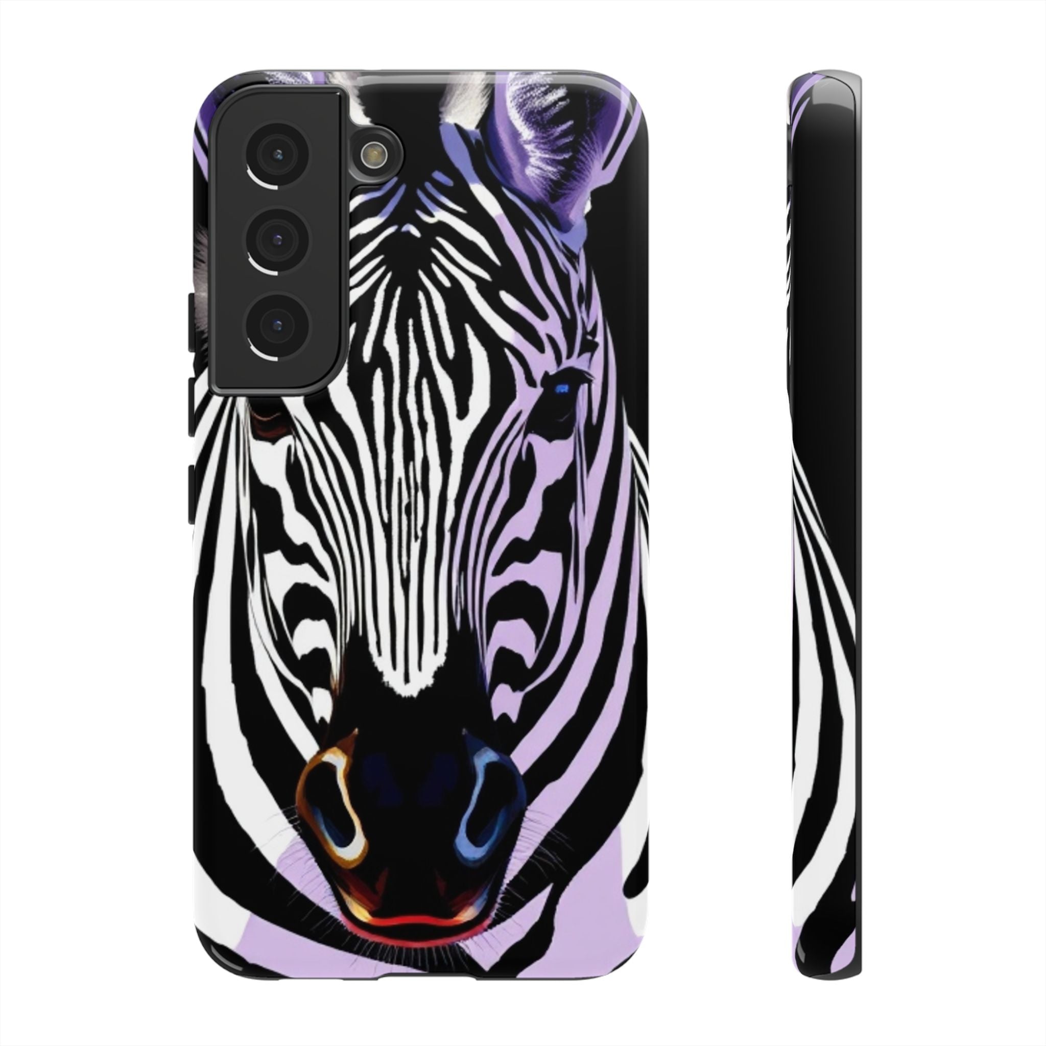 Android OR iPhone Compatible Cases - Zebra Design - Unique Tough Cases
