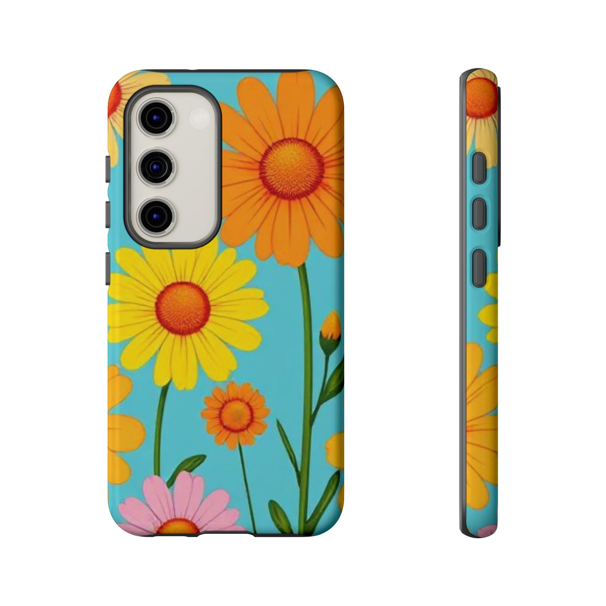 Floral Daisy Tough Case for Android