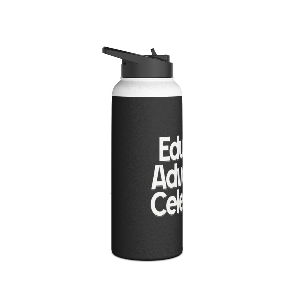 Teaching While Queer Stainless Steel Water Bottle - Perfect for Educators and Allies