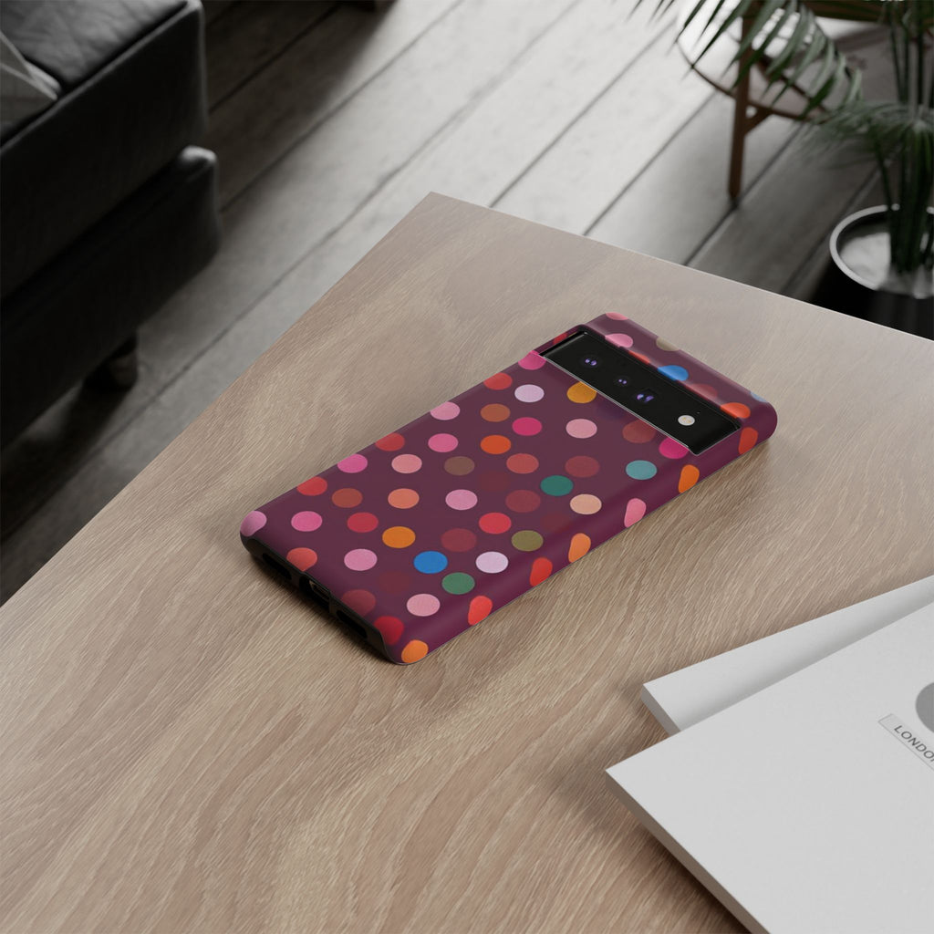 Polka-Dot Colorful Tough Case for Android