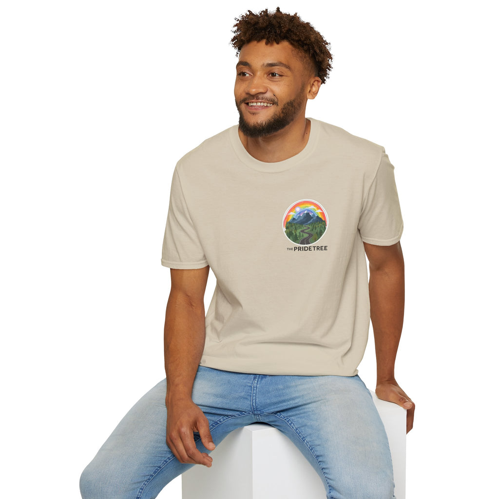 Pride Tree Las Vegas Mountain Graphic T-Shirt