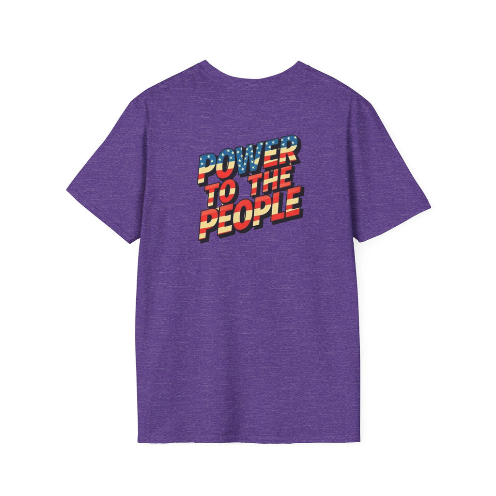 Power to the People Unisex Softstyle T-Shirt Classic Protest Tee