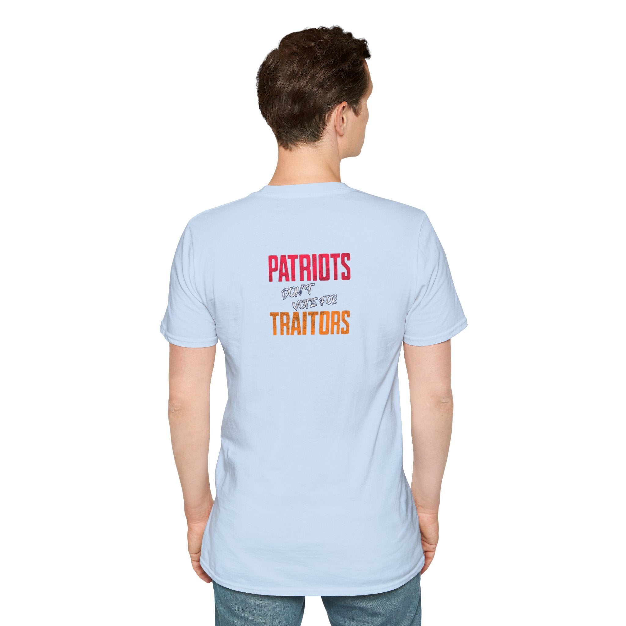Americans Against MAGA Red Patriots Unisex Softstyle T-Shirt