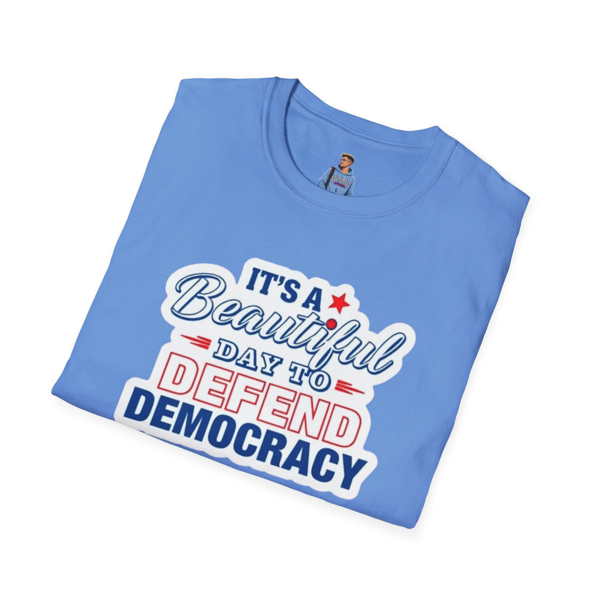 Defend Democracy Unisex Softstyle T-Shirt - Perfect for Activism and Everyday Wear