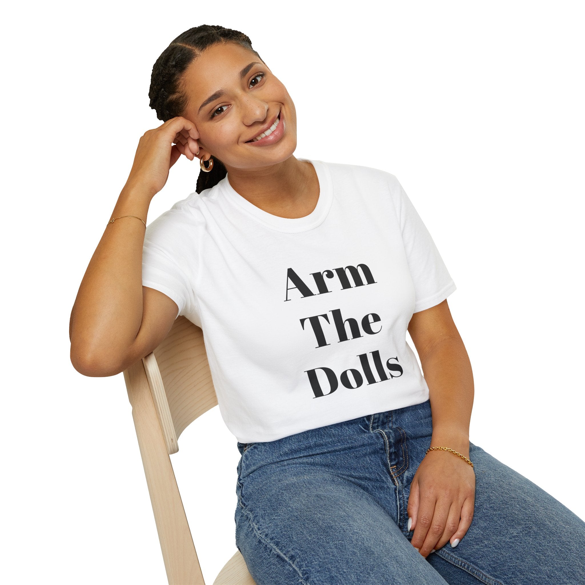 Arm The Dolls — Minimalist Statement T-Shirt