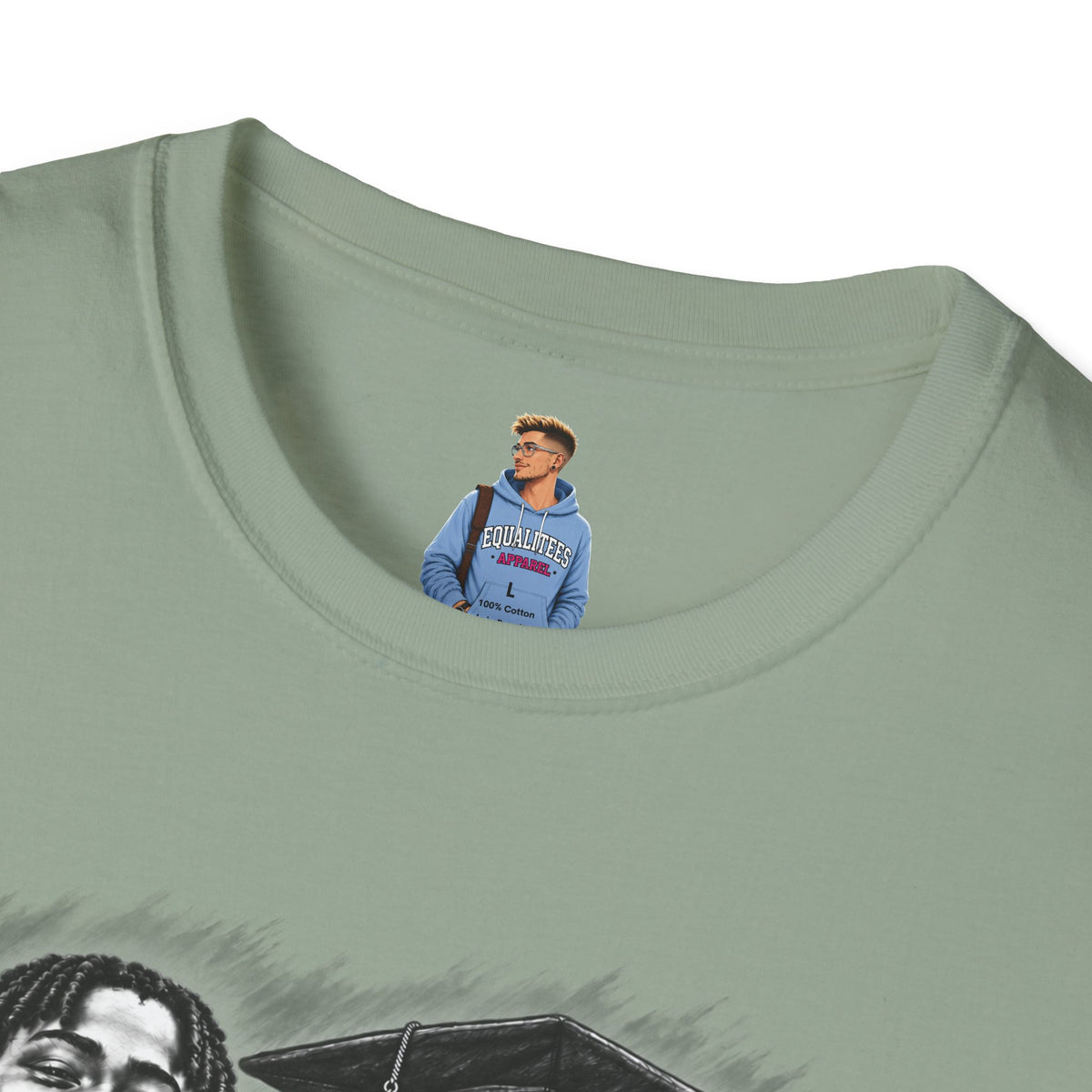 Double Portrait Front - In Memory of Pierre Damas Bel T-Shirt