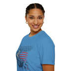 Democracy First T-Shirt | Unisex Softstyle Tee for Equality & Justice