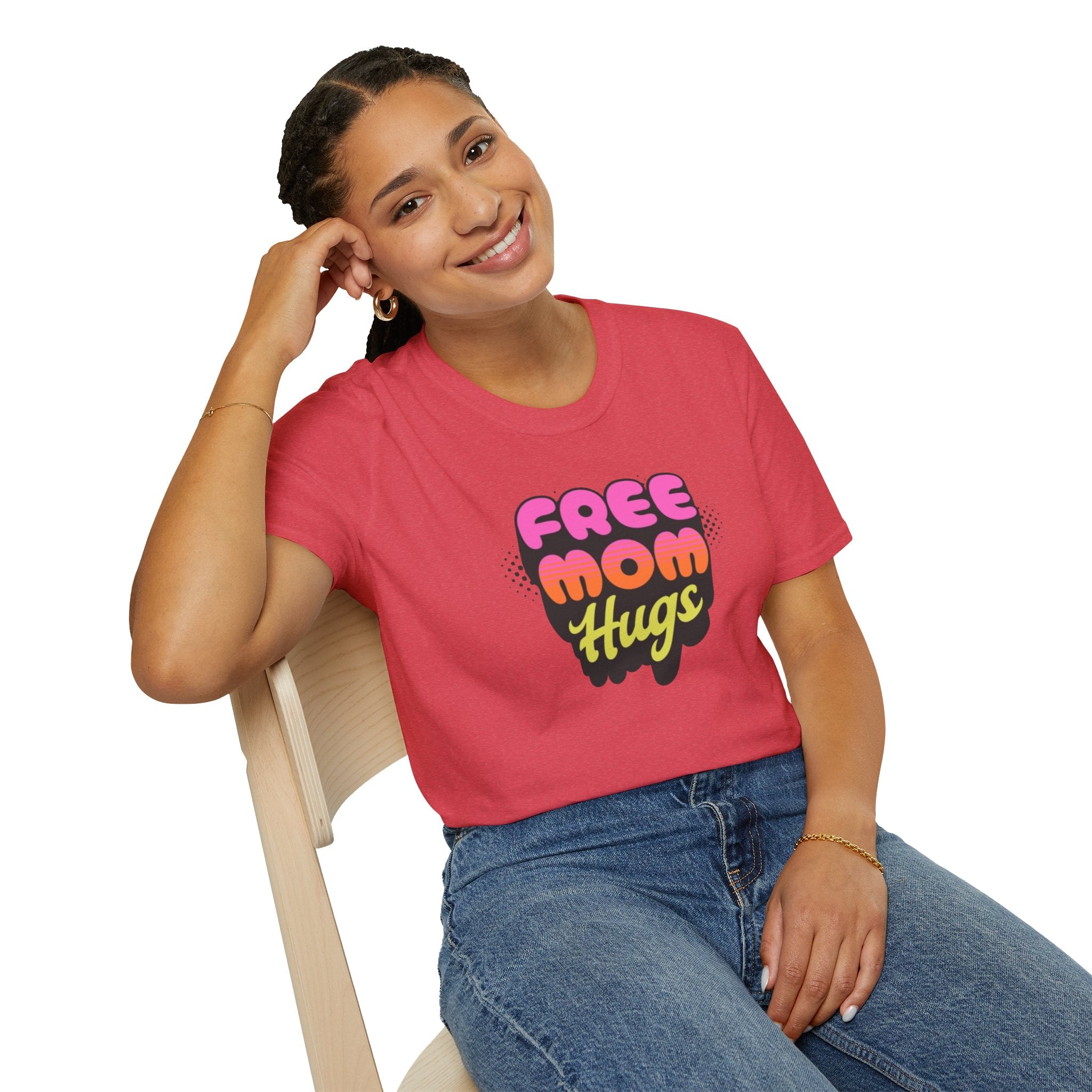 Free Mom Hugs Unisex Softstyle T-Shirt