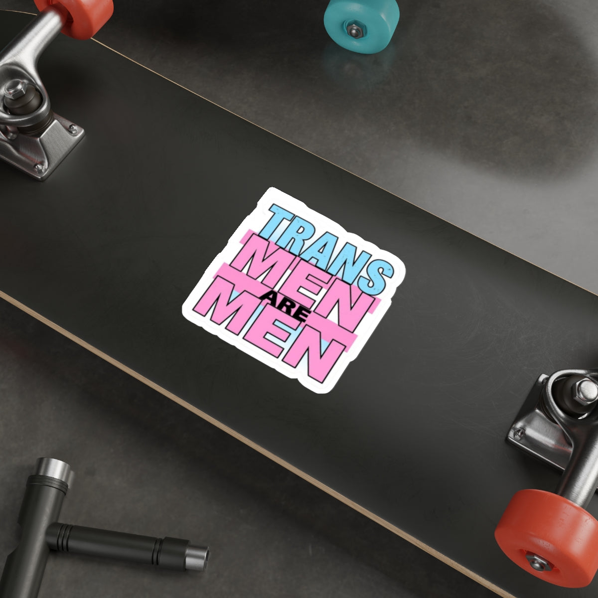 Die-Cut Stickers - TRANS MEN ARE MEN