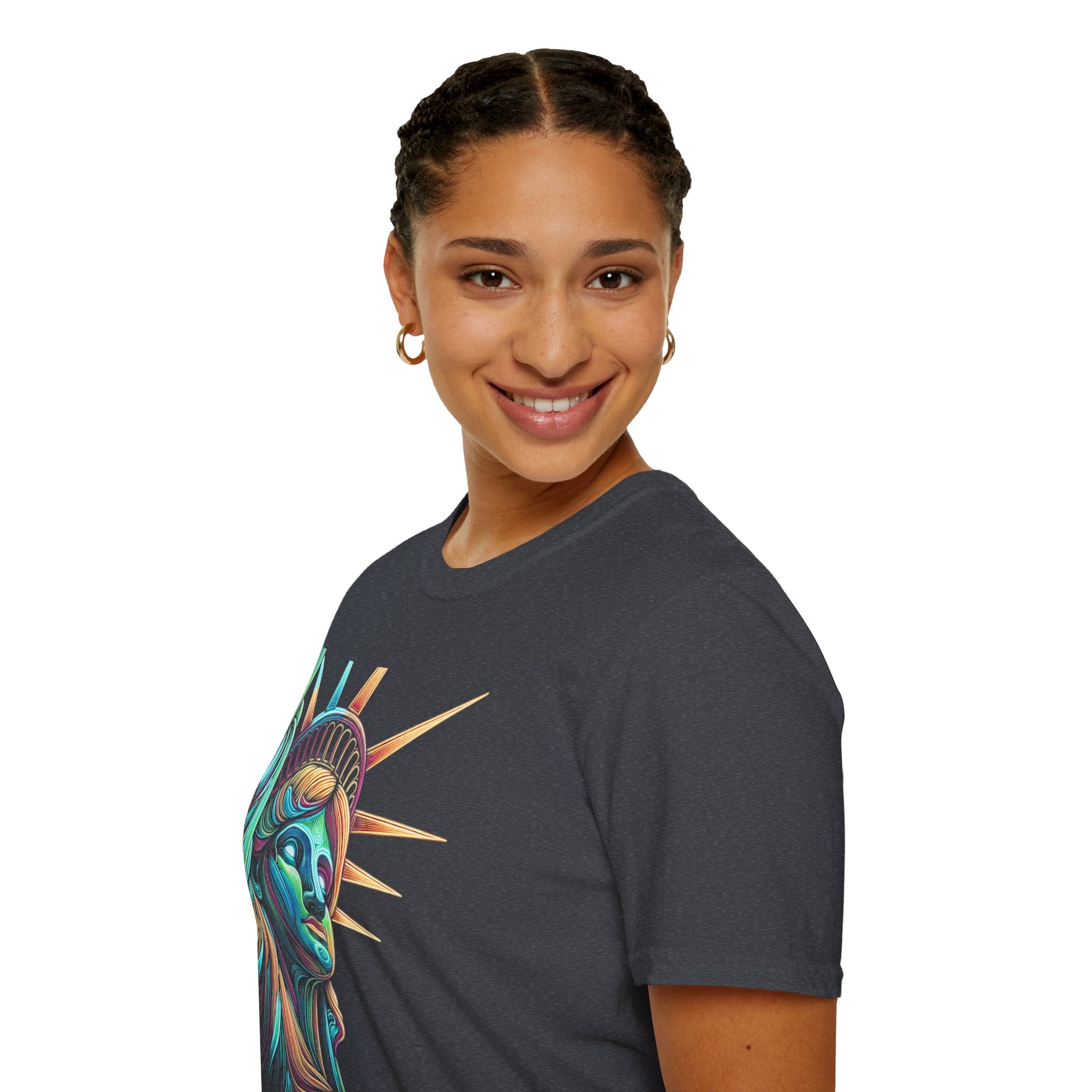 Lady Liberty - Softstyle Unisex T-Shirt
