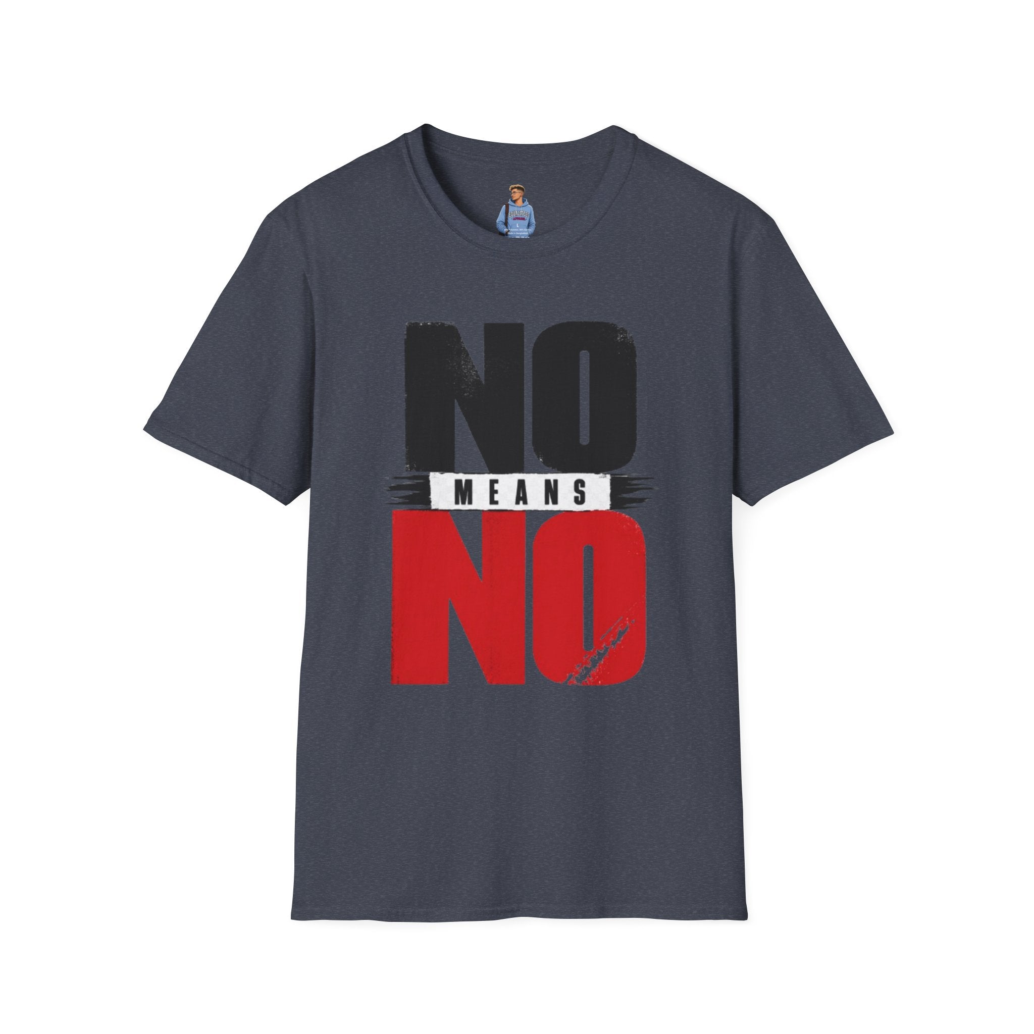 NO Means NO T-Shirt — Consent Awareness Graphic Tee